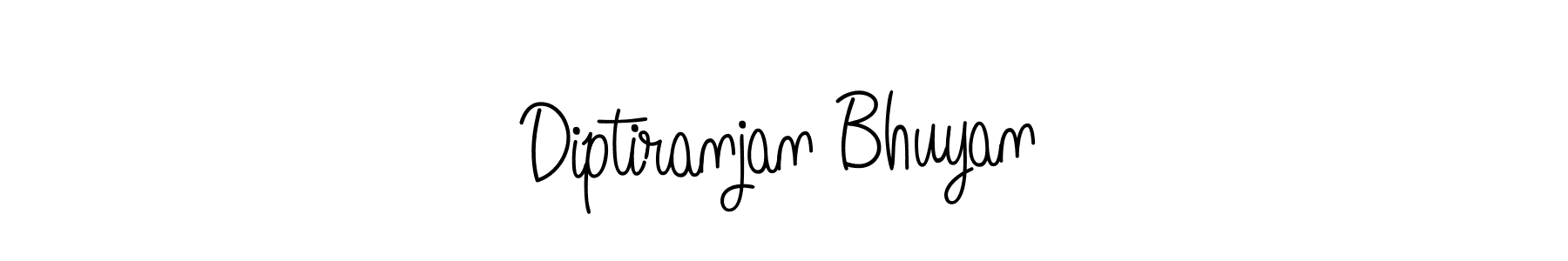 Design your own signature with our free online signature maker. With this signature software, you can create a handwritten (Angelique-Rose-font-FFP) signature for name Diptiranjan Bhuyan. Diptiranjan Bhuyan signature style 5 images and pictures png