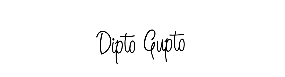 Dipto Gupto stylish signature style. Best Handwritten Sign (Angelique-Rose-font-FFP) for my name. Handwritten Signature Collection Ideas for my name Dipto Gupto. Dipto Gupto signature style 5 images and pictures png