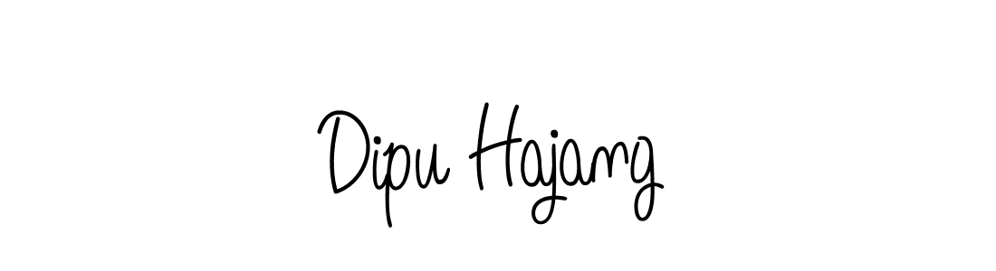 How to make Dipu Hajang signature? Angelique-Rose-font-FFP is a professional autograph style. Create handwritten signature for Dipu Hajang name. Dipu Hajang signature style 5 images and pictures png