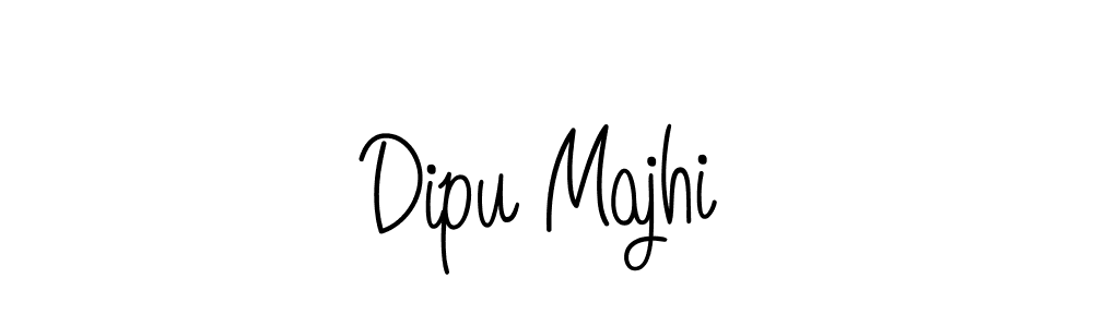 Design your own signature with our free online signature maker. With this signature software, you can create a handwritten (Angelique-Rose-font-FFP) signature for name Dipu Majhi. Dipu Majhi signature style 5 images and pictures png