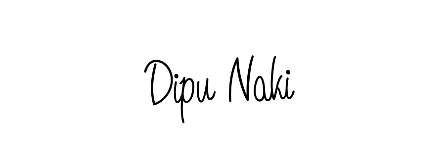 The best way (Angelique-Rose-font-FFP) to make a short signature is to pick only two or three words in your name. The name Dipu Naki include a total of six letters. For converting this name. Dipu Naki signature style 5 images and pictures png