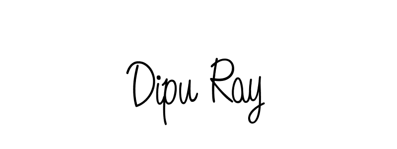 How to Draw Dipu Ray signature style? Angelique-Rose-font-FFP is a latest design signature styles for name Dipu Ray. Dipu Ray signature style 5 images and pictures png