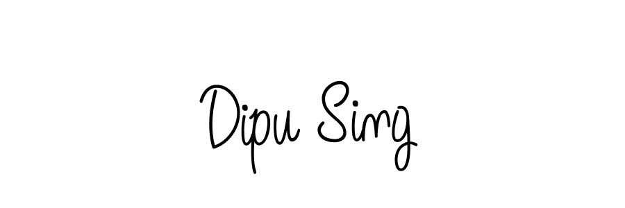 Also we have Dipu Sing name is the best signature style. Create professional handwritten signature collection using Angelique-Rose-font-FFP autograph style. Dipu Sing signature style 5 images and pictures png