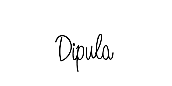 Dipula stylish signature style. Best Handwritten Sign (Angelique-Rose-font-FFP) for my name. Handwritten Signature Collection Ideas for my name Dipula. Dipula signature style 5 images and pictures png