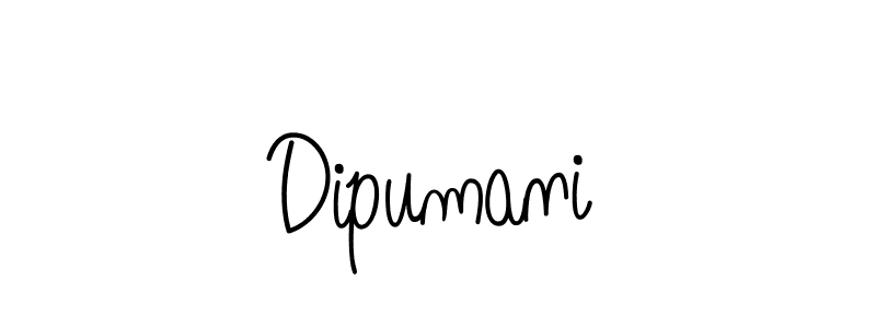 Create a beautiful signature design for name Dipumani. With this signature (Angelique-Rose-font-FFP) fonts, you can make a handwritten signature for free. Dipumani signature style 5 images and pictures png