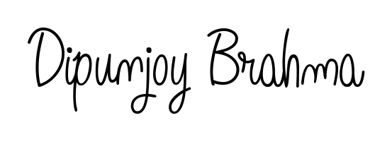 Create a personalized artistic stamp with Dipunjoy Brahma in Angelique-Rose-font-FFP font. Perfect for visual artists, designers, and influencers. Dipunjoy Brahma signature style 5 images and pictures png