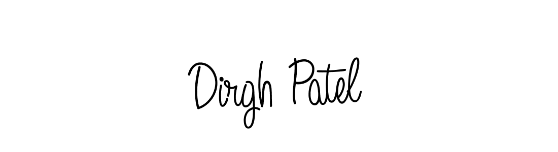 Once you've used our free online signature maker to create your best signature Angelique-Rose-font-FFP style, it's time to enjoy all of the benefits that Dirgh Patel name signing documents. Dirgh Patel signature style 5 images and pictures png