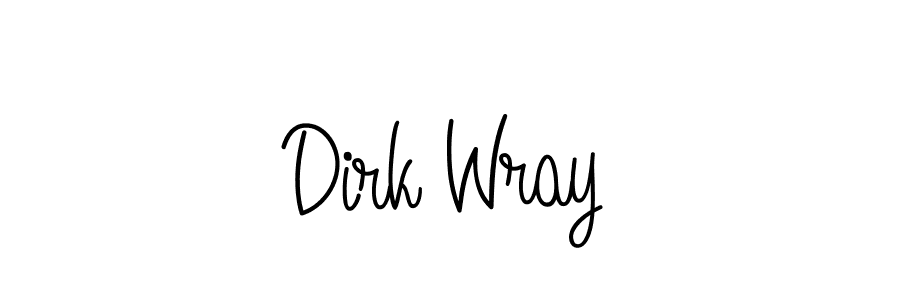 Best and Professional Signature Style for Dirk Wray. Angelique-Rose-font-FFP Best Signature Style Collection. Dirk Wray signature style 5 images and pictures png