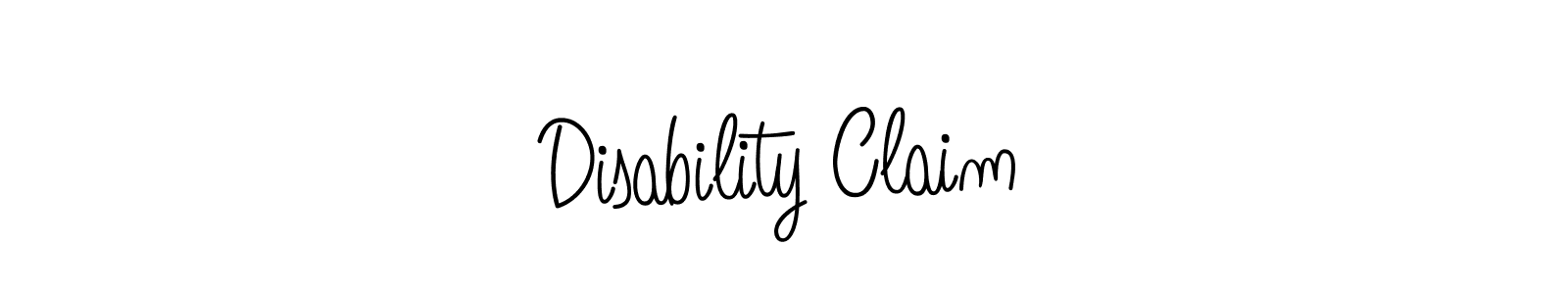 Once you've used our free online signature maker to create your best signature Angelique-Rose-font-FFP style, it's time to enjoy all of the benefits that Disability Claim name signing documents. Disability Claim signature style 5 images and pictures png