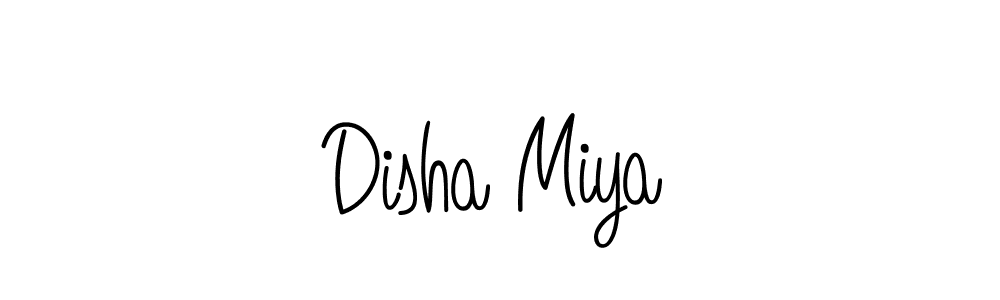 How to make Disha Miya signature? Angelique-Rose-font-FFP is a professional autograph style. Create handwritten signature for Disha Miya name. Disha Miya signature style 5 images and pictures png