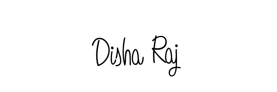 Create a beautiful signature design for name Disha Raj. With this signature (Angelique-Rose-font-FFP) fonts, you can make a handwritten signature for free. Disha Raj signature style 5 images and pictures png