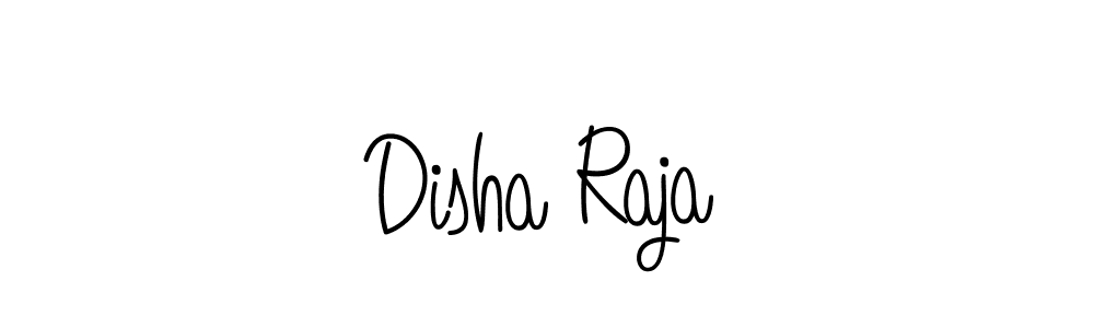 The best way (Angelique-Rose-font-FFP) to make a short signature is to pick only two or three words in your name. The name Disha Raja include a total of six letters. For converting this name. Disha Raja signature style 5 images and pictures png