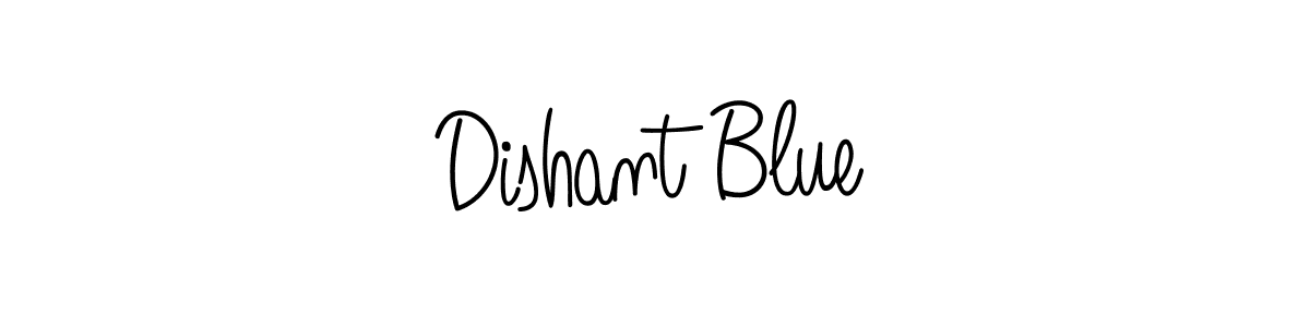 Once you've used our free online signature maker to create your best signature Angelique-Rose-font-FFP style, it's time to enjoy all of the benefits that Dishant Blue name signing documents. Dishant Blue signature style 5 images and pictures png