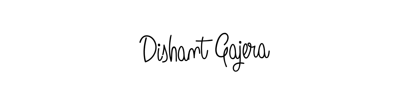 Make a short Dishant Gajera signature style. Manage your documents anywhere anytime using Angelique-Rose-font-FFP. Create and add eSignatures, submit forms, share and send files easily. Dishant Gajera signature style 5 images and pictures png