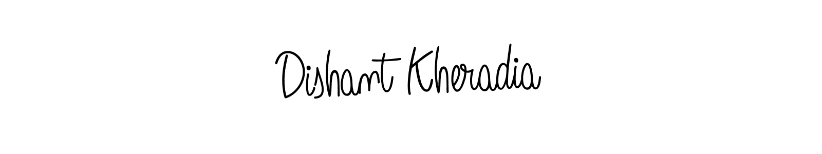 You can use this online signature creator to create a handwritten signature for the name Dishant Kheradia. This is the best online autograph maker. Dishant Kheradia signature style 5 images and pictures png