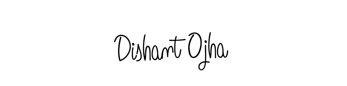 Make a beautiful signature design for name Dishant Ojha. Use this online signature maker to create a handwritten signature for free. Dishant Ojha signature style 5 images and pictures png