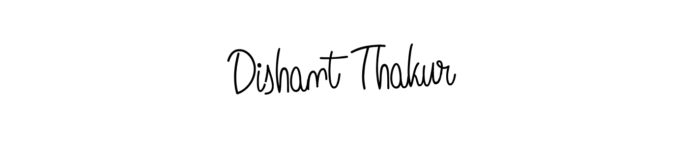 Also You can easily find your signature by using the search form. We will create Dishant Thakur name handwritten signature images for you free of cost using Angelique-Rose-font-FFP sign style. Dishant Thakur signature style 5 images and pictures png