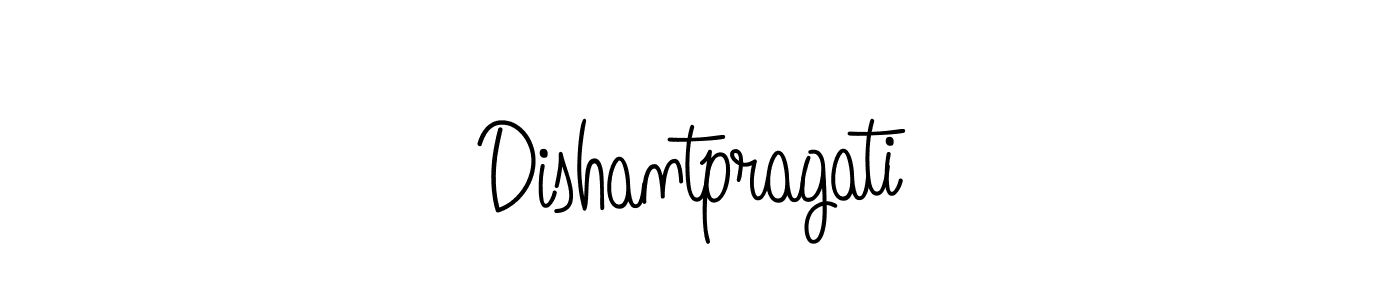 The best way (Angelique-Rose-font-FFP) to make a short signature is to pick only two or three words in your name. The name Dishantpragati include a total of six letters. For converting this name. Dishantpragati signature style 5 images and pictures png