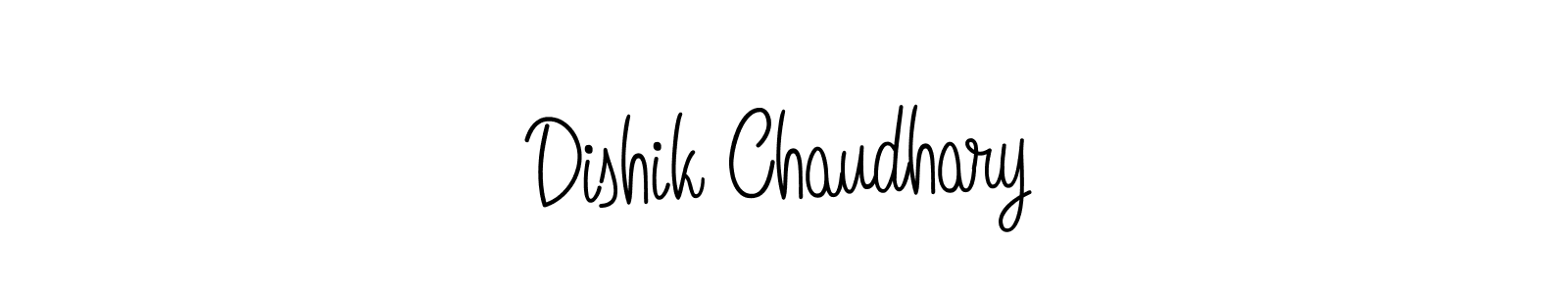 if you are searching for the best signature style for your name Dishik Chaudhary. so please give up your signature search. here we have designed multiple signature styles  using Angelique-Rose-font-FFP. Dishik Chaudhary signature style 5 images and pictures png