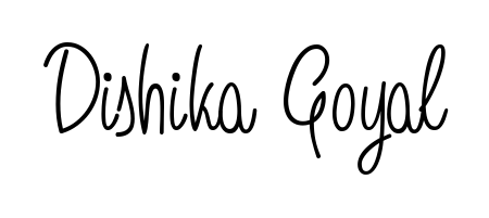 The Angelique-Rose-font-FFP font gives name Dishika Goyal a signature that looks effortless yet distinguished. Download high-res PNG instantly. Dishika Goyal signature style 5 images and pictures png