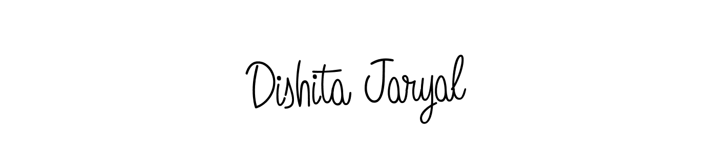 Similarly Angelique-Rose-font-FFP is the best handwritten signature design. Signature creator online .You can use it as an online autograph creator for name Dishita Jaryal. Dishita Jaryal signature style 5 images and pictures png