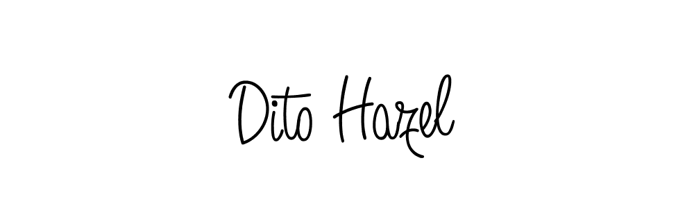 if you are searching for the best signature style for your name Dito Hazel. so please give up your signature search. here we have designed multiple signature styles  using Angelique-Rose-font-FFP. Dito Hazel signature style 5 images and pictures png