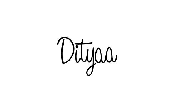 You should practise on your own different ways (Angelique-Rose-font-FFP) to write your name (Dityaa) in signature. don't let someone else do it for you. Dityaa signature style 5 images and pictures png