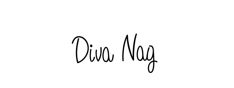 How to make Diva Nag signature? Angelique-Rose-font-FFP is a professional autograph style. Create handwritten signature for Diva Nag name. Diva Nag signature style 5 images and pictures png