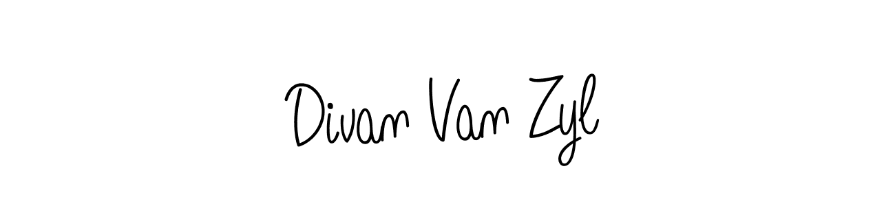 How to make Divan Van Zyl signature? Angelique-Rose-font-FFP is a professional autograph style. Create handwritten signature for Divan Van Zyl name. Divan Van Zyl signature style 5 images and pictures png