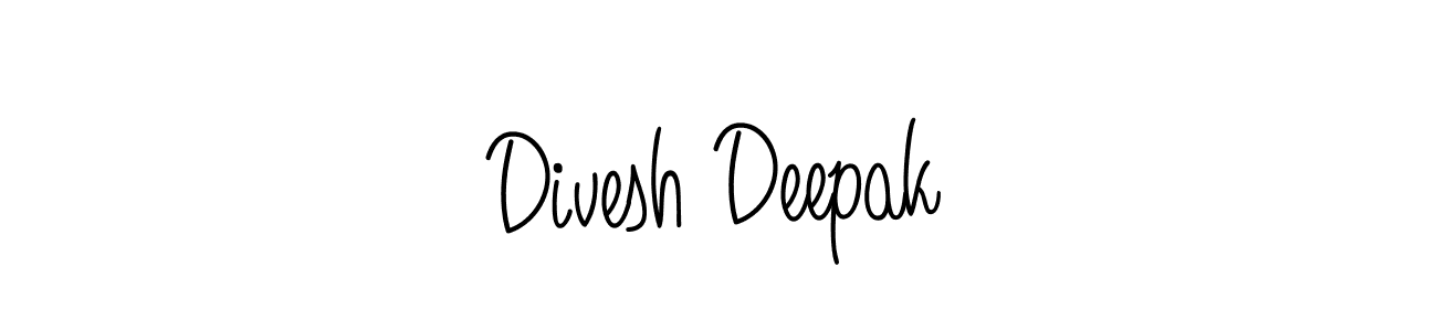 It looks lik you need a new signature style for name Divesh Deepak. Design unique handwritten (Angelique-Rose-font-FFP) signature with our free signature maker in just a few clicks. Divesh Deepak signature style 5 images and pictures png