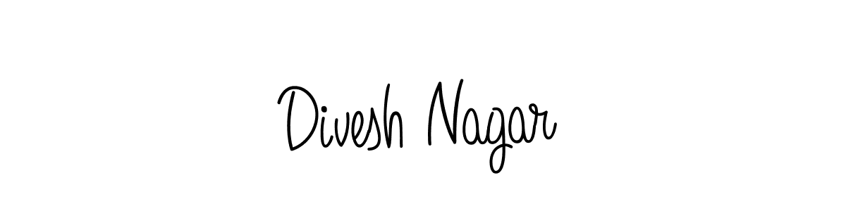 Best and Professional Signature Style for Divesh Nagar. Angelique-Rose-font-FFP Best Signature Style Collection. Divesh Nagar signature style 5 images and pictures png