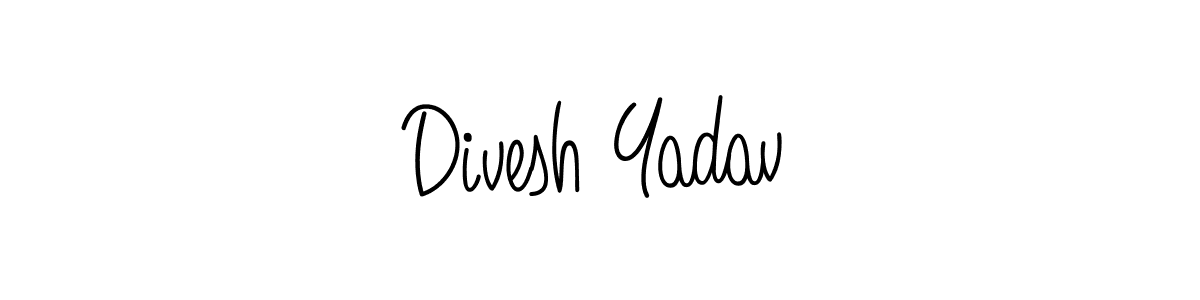 Similarly Angelique-Rose-font-FFP is the best handwritten signature design. Signature creator online .You can use it as an online autograph creator for name Divesh Yadav. Divesh Yadav signature style 5 images and pictures png