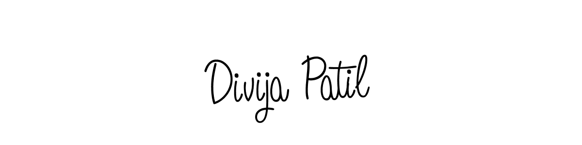 How to Draw Divija Patil signature style? Angelique-Rose-font-FFP is a latest design signature styles for name Divija Patil. Divija Patil signature style 5 images and pictures png