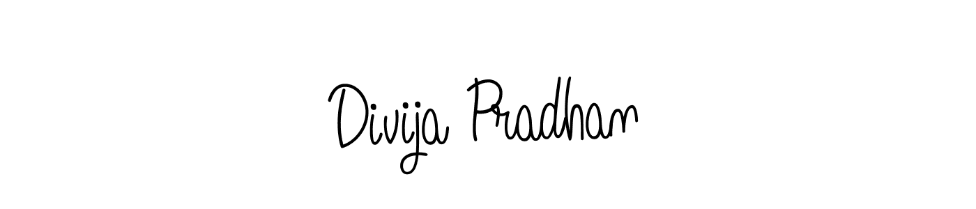 Once you've used our free online signature maker to create your best signature Angelique-Rose-font-FFP style, it's time to enjoy all of the benefits that Divija Pradhan name signing documents. Divija Pradhan signature style 5 images and pictures png