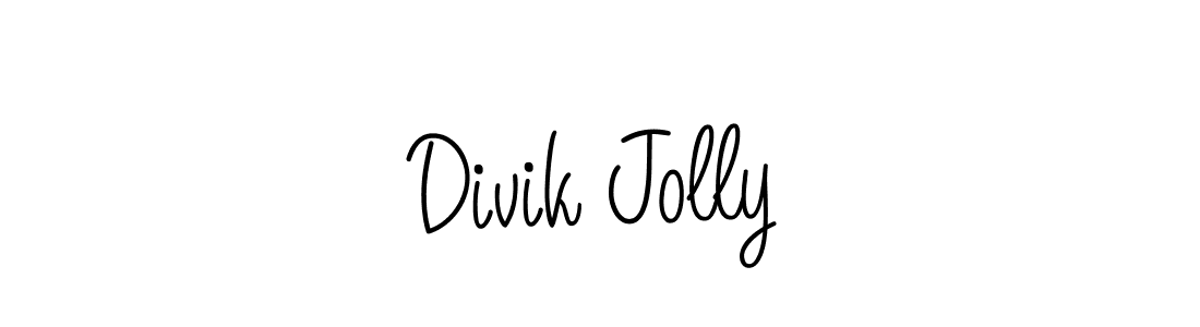 Check out images of Autograph of Divik Jolly name. Actor Divik Jolly Signature Style. Angelique-Rose-font-FFP is a professional sign style online. Divik Jolly signature style 5 images and pictures png