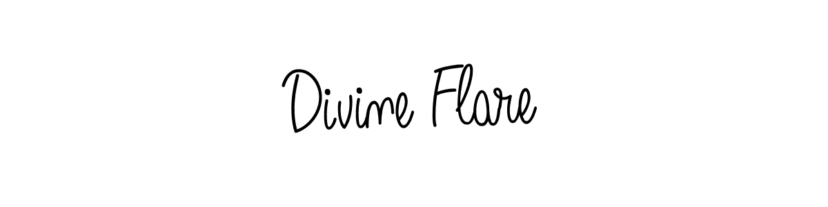 Design your own signature with our free online signature maker. With this signature software, you can create a handwritten (Angelique-Rose-font-FFP) signature for name Divine Flare. Divine Flare signature style 5 images and pictures png