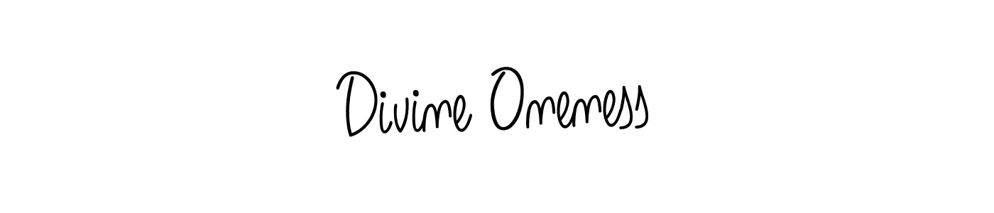 Once you've used our free online signature maker to create your best signature Angelique-Rose-font-FFP style, it's time to enjoy all of the benefits that Divine Oneness name signing documents. Divine Oneness signature style 5 images and pictures png