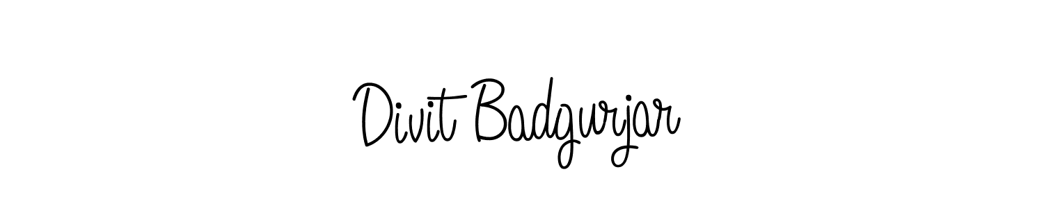 Also You can easily find your signature by using the search form. We will create Divit Badgurjar name handwritten signature images for you free of cost using Angelique-Rose-font-FFP sign style. Divit Badgurjar signature style 5 images and pictures png