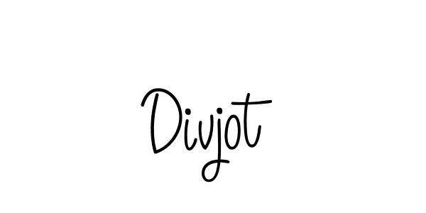 How to make Divjot name signature. Use Angelique-Rose-font-FFP style for creating short signs online. This is the latest handwritten sign. Divjot signature style 5 images and pictures png