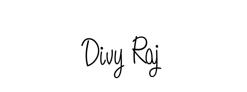 if you are searching for the best signature style for your name Divy Raj. so please give up your signature search. here we have designed multiple signature styles  using Angelique-Rose-font-FFP. Divy Raj signature style 5 images and pictures png