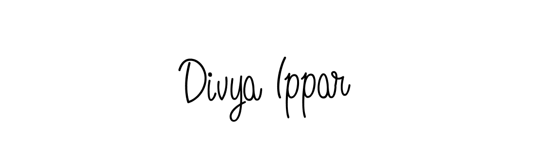 Check out images of Autograph of Divya Ippar name. Actor Divya Ippar Signature Style. Angelique-Rose-font-FFP is a professional sign style online. Divya Ippar signature style 5 images and pictures png