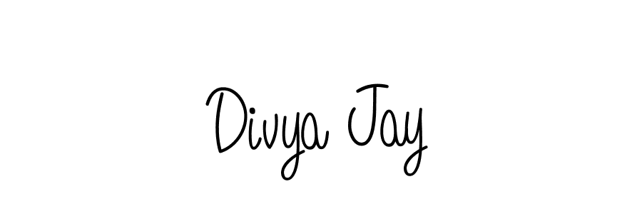 Also You can easily find your signature by using the search form. We will create Divya Jay name handwritten signature images for you free of cost using Angelique-Rose-font-FFP sign style. Divya Jay signature style 5 images and pictures png