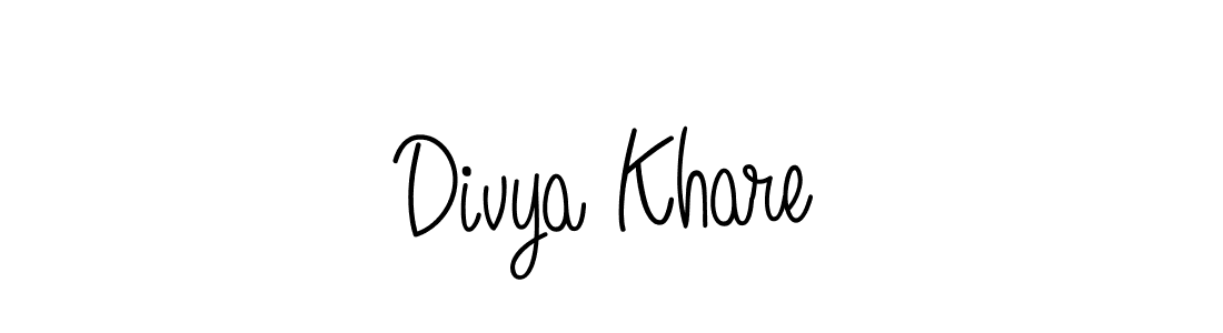 Check out images of Autograph of Divya Khare name. Actor Divya Khare Signature Style. Angelique-Rose-font-FFP is a professional sign style online. Divya Khare signature style 5 images and pictures png