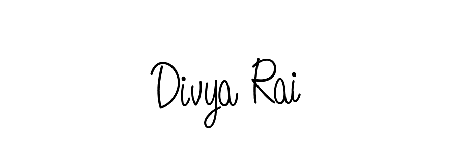 Angelique-Rose-font-FFP is a professional signature style that is perfect for those who want to add a touch of class to their signature. It is also a great choice for those who want to make their signature more unique. Get Divya Rai name to fancy signature for free. Divya Rai signature style 5 images and pictures png