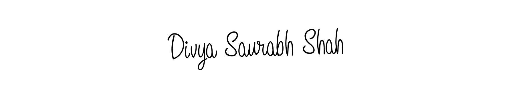 Make a beautiful signature design for name Divya Saurabh Shah. Use this online signature maker to create a handwritten signature for free. Divya Saurabh Shah signature style 5 images and pictures png