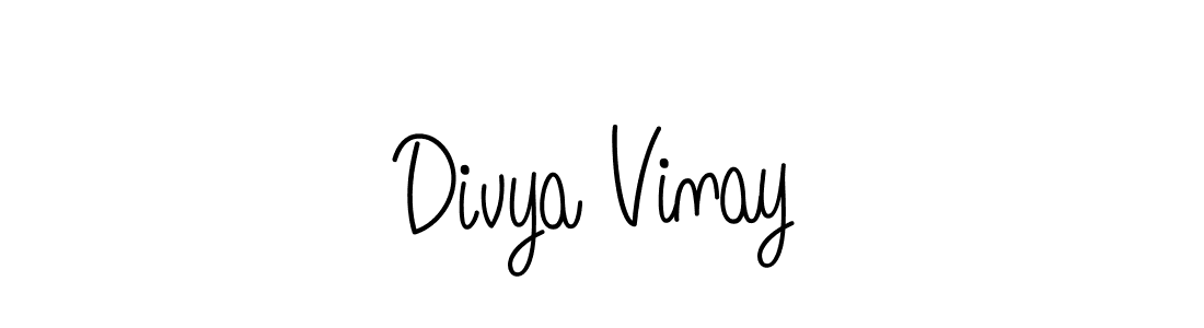 It looks lik you need a new signature style for name Divya Vinay. Design unique handwritten (Angelique-Rose-font-FFP) signature with our free signature maker in just a few clicks. Divya Vinay signature style 5 images and pictures png