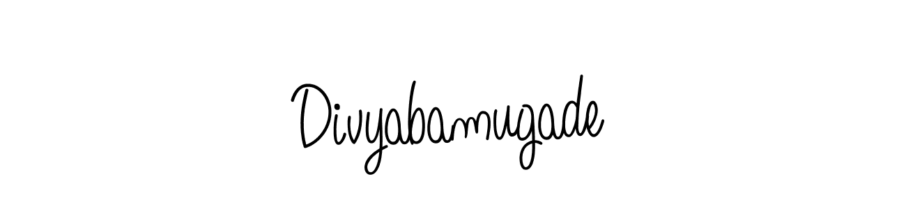 Angelique-Rose-font-FFP is a professional signature style that is perfect for those who want to add a touch of class to their signature. It is also a great choice for those who want to make their signature more unique. Get Divyabamugade name to fancy signature for free. Divyabamugade signature style 5 images and pictures png