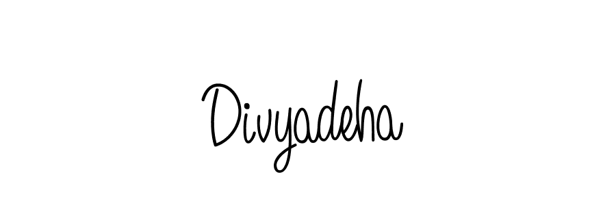 Once you've used our free online signature maker to create your best signature Angelique-Rose-font-FFP style, it's time to enjoy all of the benefits that Divyadeha name signing documents. Divyadeha signature style 5 images and pictures png