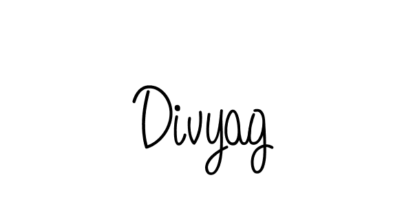 How to make Divyag signature? Angelique-Rose-font-FFP is a professional autograph style. Create handwritten signature for Divyag name. Divyag signature style 5 images and pictures png