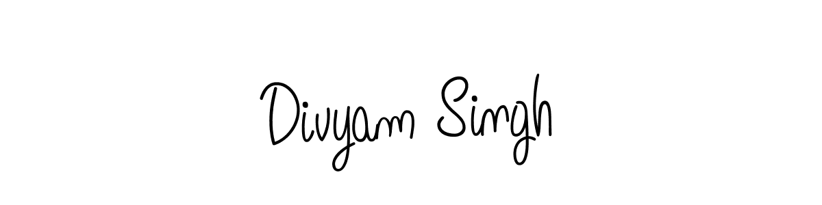 Divyam Singh stylish signature style. Best Handwritten Sign (Angelique-Rose-font-FFP) for my name. Handwritten Signature Collection Ideas for my name Divyam Singh. Divyam Singh signature style 5 images and pictures png